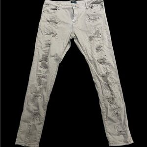 Men’s distressed jeans 38x32